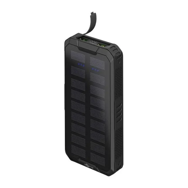 Goobay Solcelle-powerbank 20.000 mAh