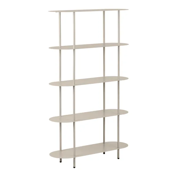 Rieti reol - 5 hylder - 90x31x150 cm